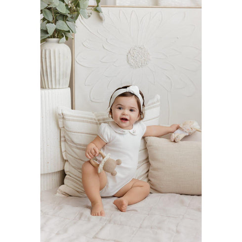 Girls Elys & Co Organic Embroidered Collar Collection